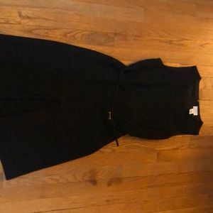 Belted sleeveless dress